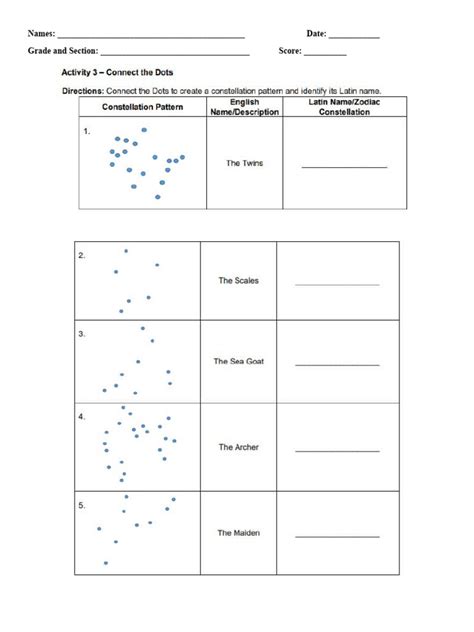 Constellation Lesson Plan 的图像结果