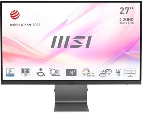 LG 68 Cm (27 Inch) 4K-UHD (3840 x 2160) Pixels HDR 10 Monitor (Design ...