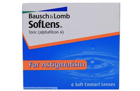 SofLens Toric Monthly Disposable Contact Lenses/1 Lens by Bausch & Lom ...