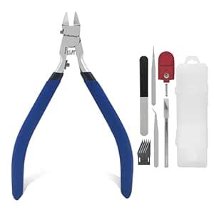 KAIHAOWIN Model Nippers, Single Thin Blade Sprue Cutter with Tool Kit ...