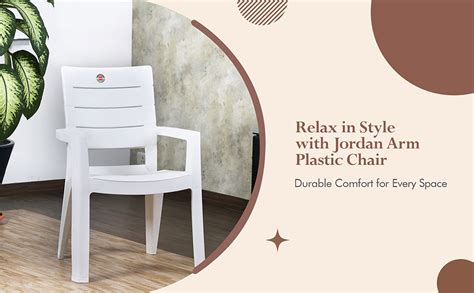 Cello Plastic Jordan Chair - White | Strong and Durable | Easy to Clean ...