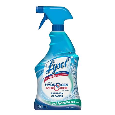 LYSOL® Bathroom Cleaner - Hydrogen Peroxide Action™ - Cool Spring ...