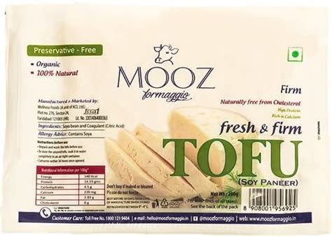 MURGINNS Mooz Tofu Organic SOYA Paneer,200 G : Amazon.in: Grocery ...