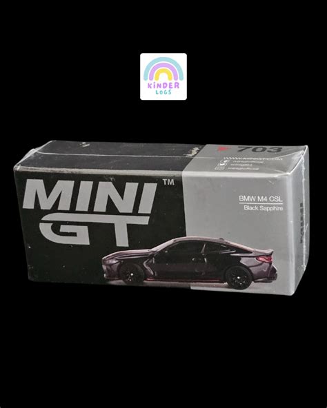 Mini GT BMW M4 CSL Black Sapphire (Sealed Box) - Buy At Kinder Logs