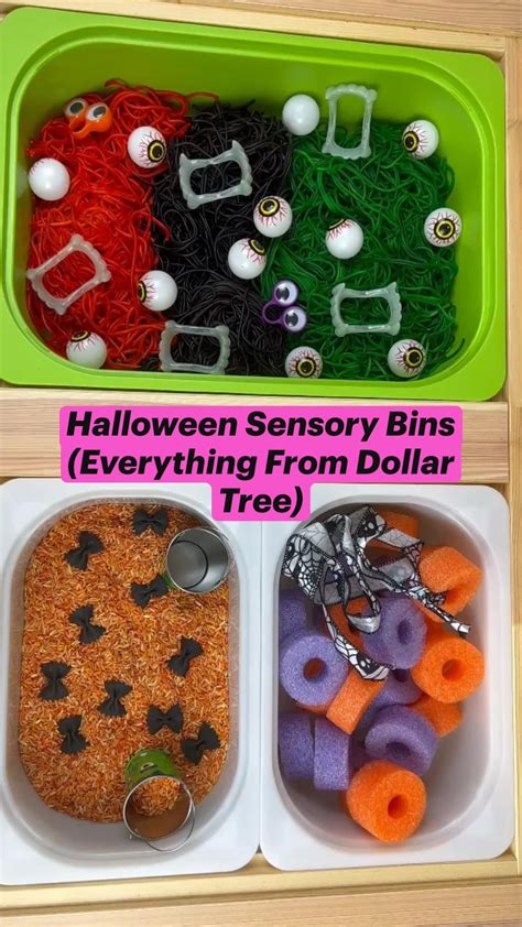 Halloween sensory bins dollar tree sensory activities halloween sensory ...