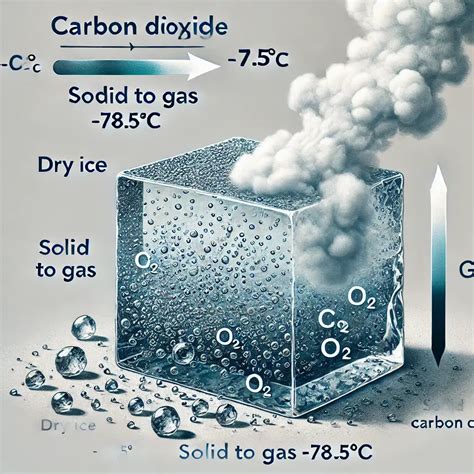Which Sentence Describes an Example of Sublimation?