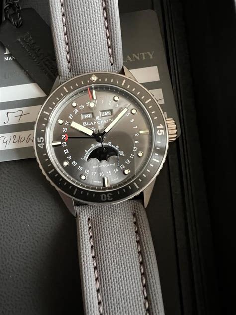 Blancpain Fifty Fathoms Bathyscaphe Quantieme Complet Phases... for Rs ...