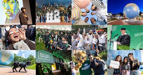 If you've wondered what a calendar year looks like at Babson College ...