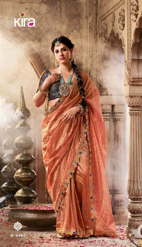 Kira Kavyasachi Tissue Designer Saree Collection