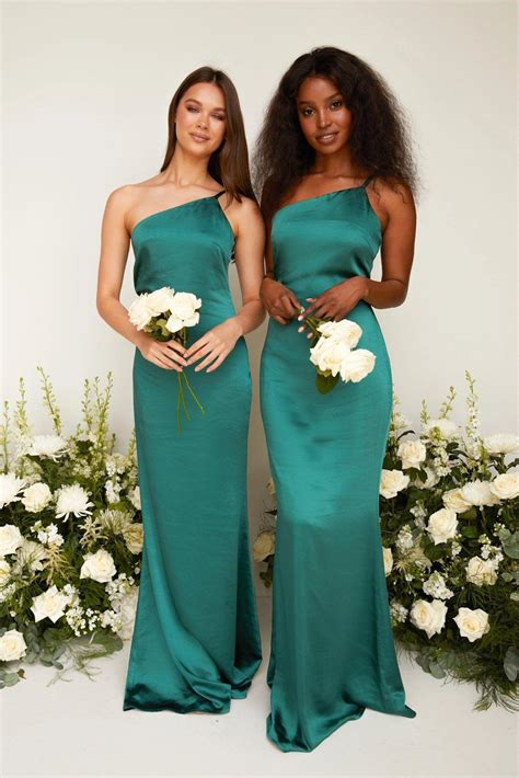 Blue And Green Dresses Bridesmaid