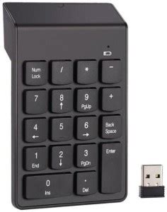 VibeX 18 Keys Mini Numeric Keypad USB Wireless Mechanical Numpad-IX19 ...