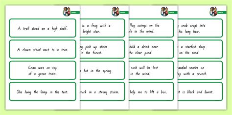Level 4 Phonics Dictation Sentences (teacher made) - Twinkl