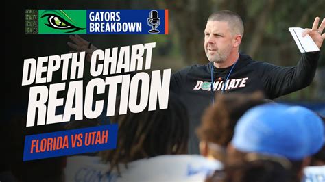 REACTION: Florida Gators depth chart versus Utah | Gators Breakdown