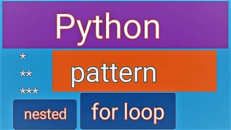 Image result for Nested Loop Python Patterns