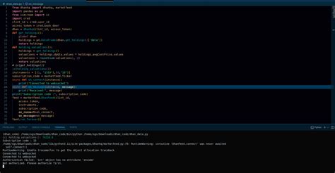 Api subscription docs - APIs, Automation, Algos & Code - MadeForTrade