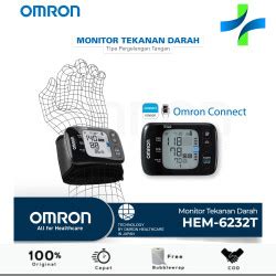 Promo Omron Tensimeter Wrist Blood Pressure Monitor HEM-6232T ...