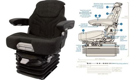 Air Suspension Seat for Caterpillar Tractor, India | Ubuy