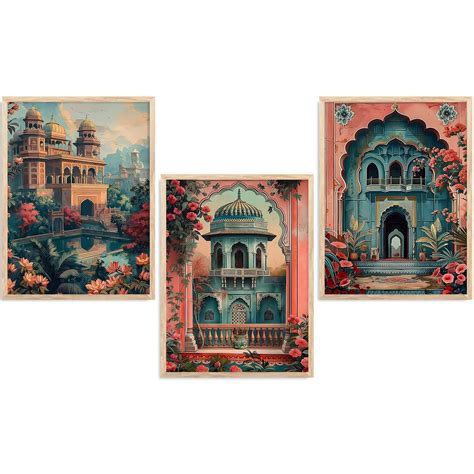 Traditional Wall Art Paintings for Living Room - Wall Poster With fram ...