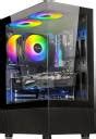 Ant Esports Crystal X2 Gaming Computer Case Mid Tower Cabinet with USB ...