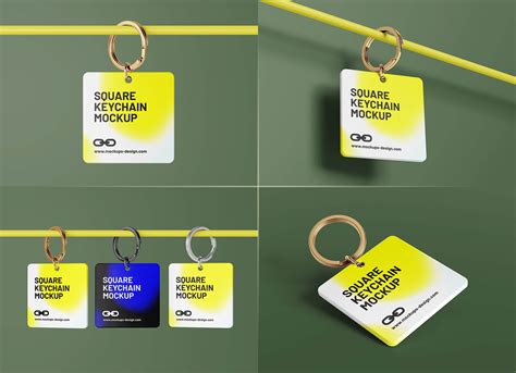 5 Free Acrylic Keychain Mockup PSD Files - Good Mockups
