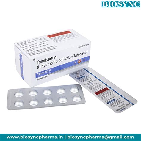 Telmax H - Telmisartan & Hydrochlorothiazide Tablets IP - Biosync ...