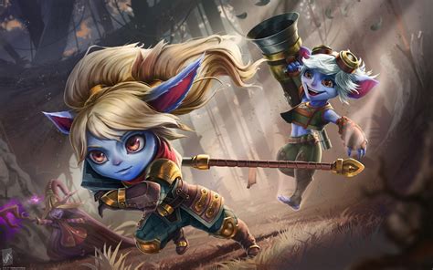 Tristana Lulu Poppy League of Legends 4K Wallpapers | HD Wallpapers ...