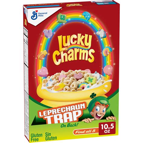 Buy Lucky Charms Gluten Free Cereal with Marshmallows, Kids Breakfast ...