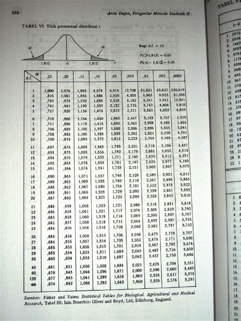 Image result for Student T-Test Using T Table