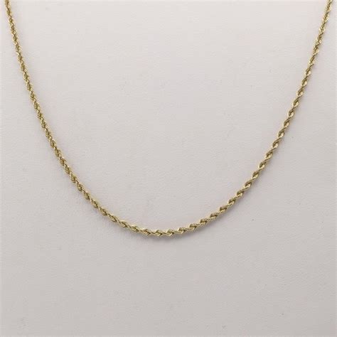 10kt Gold Rope Necklace | Property Room