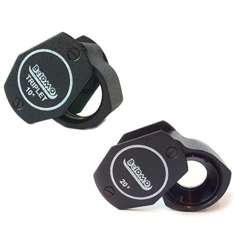 Buy BelOMO 10x + 20x Jewelers Loupes Triplet Magnifiers. TOptical Glass ...