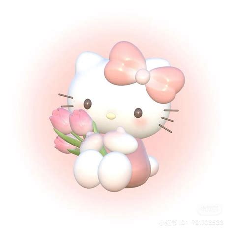 Hello kitty 3d icon – Artofit