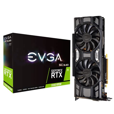 Placa de Vídeo EVGA NVIDIA GeForce RTX 2060 Super SC Black Gaming 8GB ...