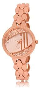 HK Analogue Rose Gold Dial Women's Watch - LR222 : Amazon.in: Fashion