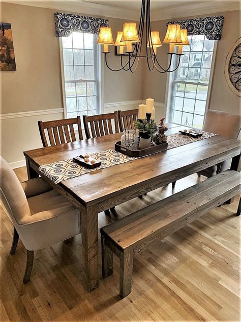 rustic dining room tables