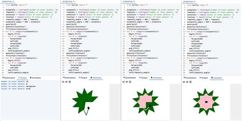 Image result for Turtle Coding Python in Drawing Flower