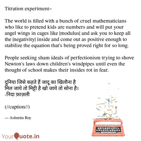 Best titration Quotes, Status, Shayari, Poetry & Thoughts | YourQuote