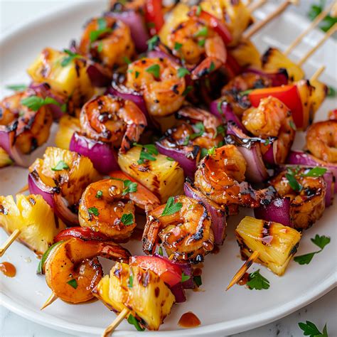 Tropical Shrimp Skewers