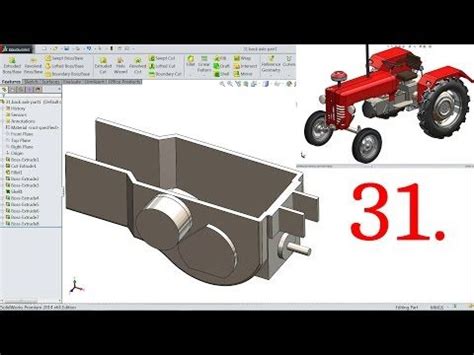 Image result for Solidworks Tutorial Tractor 24