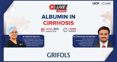 Albumin in CIRRHOSIS | Live Webinar | Medtalks