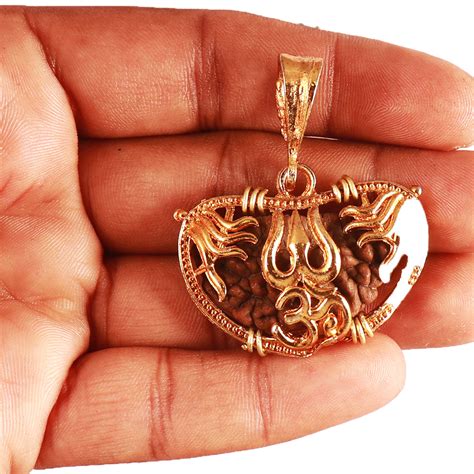 1 Mukhi half moon shaped from India - Bead No. 289 – Rudra and Sons