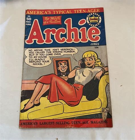 Image result for Archie Comics 1950s