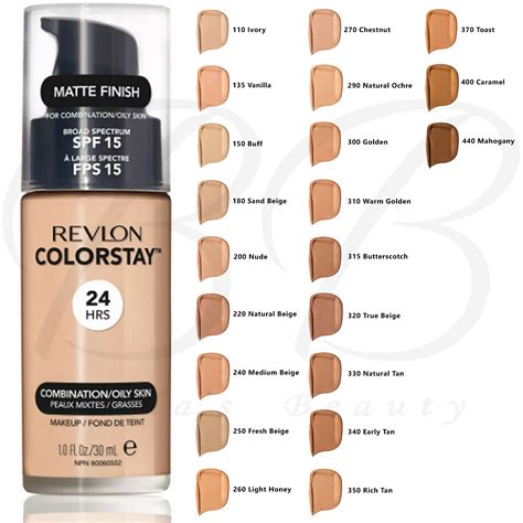 REVLON Colorstay Foundation 24Hrs Matte Makeup with PUMP 30ml *ALL ...