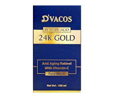 D'vcos 24k Gold Anti Ageing Retinol with Vitamin-C Face Wash – DelMeds.com