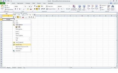 Image result for Rotating Text in Excel