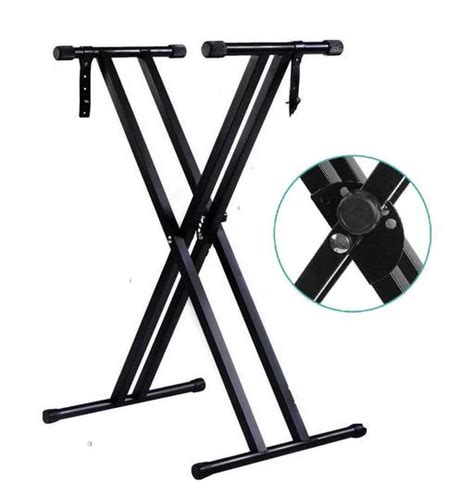 fcity.in - Piano Keyboard Stand Heavyduty Doublex Adjustable Piano Keyboard