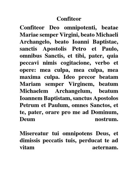 Image result for Latin Language Lessons Confiteor