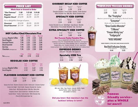 Best Coffee Flavors At Marylou's at Robyn Huff blog