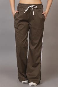 BAYSTREET Solid, Striped Women Brown Track Pants - Buy BAYSTREET Solid ...