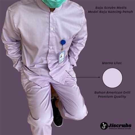 Jual Baju Stenen Kancing Baju Jaga Malam Seragam Medis Baju Perawat ...