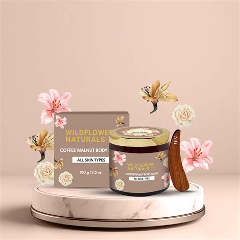 Buy Coffee Walnut Body Scrub Normal to Oily Skin from Wildflower Naturals